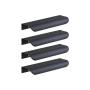 Pull Handle Profile Oslo 96 Mm Inspire Plain Matt Black 4 PC