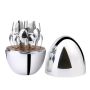 Easter Eggs 24 Pieces Stainless Steel Cutlery Set Silver