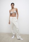 Wide Sweatpants - Cream Marl
