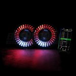 7" Bushdoof ‘firewheel’ LED Colour Chasing Headlights Pair For