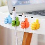 5PCS Self-adhesive Thumb Hooks: Creative & Multifunctional Wall Hooks For Home Office Bedroom - Perfect Gift For Birthdays Easte