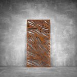 Wall Art D100 - 1040 X 535 X 20 Indoor Matt Gold No