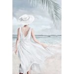 Woman In The Water Canvas