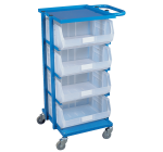 Linbin Storage Bin Trolley Kit 3