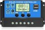 Upgraded 30A Solar Charge Controller 12V/ 24V Solar Panel Regulator With Adjustable Lcd Display Dual USB Port Timer Setting Pwm Auto Parameter