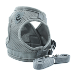 Reflective Harness - Grey For Small Breeds
