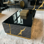 Elegant Coffee Table - White 100 X 100 X 40CM