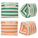 2-4 Pack Arm Floaties For Kids Adult - Vintage Striped Inflatable Pvc Swimming Rings Pool Floats Arm Bands For Kids Adult Toddle