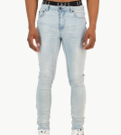 Ice Blue Jeans Bleach Blue