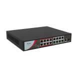 16 Port Fast Ethernet Unmanaged Poe Switch
