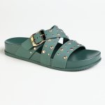 Madison Cross Sandal - Green - 8