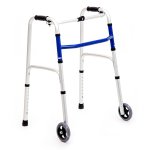Walking Frame Front Wheels Folding