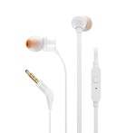 Jbl T110 In Ear Headphone - White & Key Holder