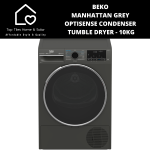 Beko Manhattan Grey Optisense Condenser Tumble Dryer - 10KG