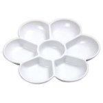 Daisy Plastic Palette - 7IN Diameter - 7 Well
