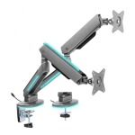 Rogueware MA200+ Aerotilt Gaming Dual Monitor Arm With Rgb & Vesa Plate