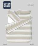 Simon Baker Jennifer Printed 100% Cotton Duvet Cover Sets - Natural Various Sizes - Natural Three Quarter 150CM X 200CM +1 Pil