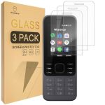 Mr.shield Screen Protector Compatible With Nokia 6300 4G Tempered Glass 3-PACK Japan Glass With 9H Hardness