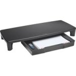 Smartfit Monitor Stand With Drawer Black