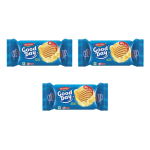 Good Day Rich Butter Cookies Multipack Makkhan Biscuits 225G 3 X 75G Pack - Melt-in-mouth Crunchy Golden Baked Sweet Treats For