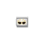 Composable Classic Link Sunglasses In 18K Gold