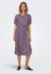 Jacqueline De Yong Ella 2 4 Midi Dress Wvn - Bluejay Roses