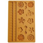 Fondant & Gum Paste Pattern Mould Light Brown