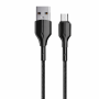 LDNIO 25W Fast Charging Micro USB Cable 2M Braided Data Cable