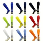 1PAIR Non-slip Competition Training Socks Knee High Outdoor Sports Breathable Long Football Socks Stocking