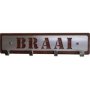 Braai Utensils Holder - 4 Hooks - Stainless Steel