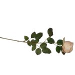 Rose On Stem 75CM - Vintage Orange