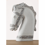 White Horse Head Sculpture 59CM X 44CM X 14CM