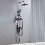 ALL-IN-1 Exposed Three Function Shower Set - Matte Black 1816B