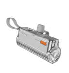 Flow MINI 5000MAH Portable Charger Silver
