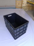 Euro Extra Height Crate – Black