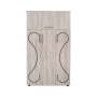 Modern 3 Door Wardrobe With Storage Flap