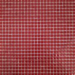 Crystal Glass Mosaic Tiles Cherry Red 30 X 30CM Sheet