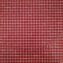 Crystal Glass Mosaic Tiles Cherry Red 30 X 30CM Sheet