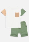 PoP Candy Colour Block Tee And Short Set - Multi