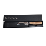 Lifespace Luxury Damascus 3.5" Olive Wood Handle Paring Knife