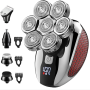 Professional 5-IN-1 Electric Head Shaver Grooming Kit For Men