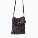 Boho Dark Brown Leather Passport Bag - Dark Brown