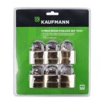 - Brass Lock Set 6 Piece 50MM