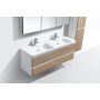 Milan 1200 Double Drawer Vanity With Basin