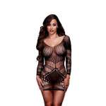 Baci - Longsleeve Lace MINI Dress One Size
