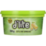 D'lite 37% Fat Spread Tub 500G