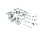 Smte 16 Piece Stainless Steel Cookware Set With Keychain