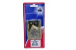 Butt Hinge Brass Plated 75MM 1 Pair On Card With Screws
