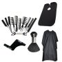 16PIECE Hair Cutting Comb Set Barber Combs For Men Women With Barber Cape