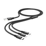 Hoco X14 3 In 1 Charging Cable For Iph lighting type C - 1M